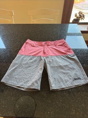 Wave Life - Pink and Gray - Swim Board Shorts